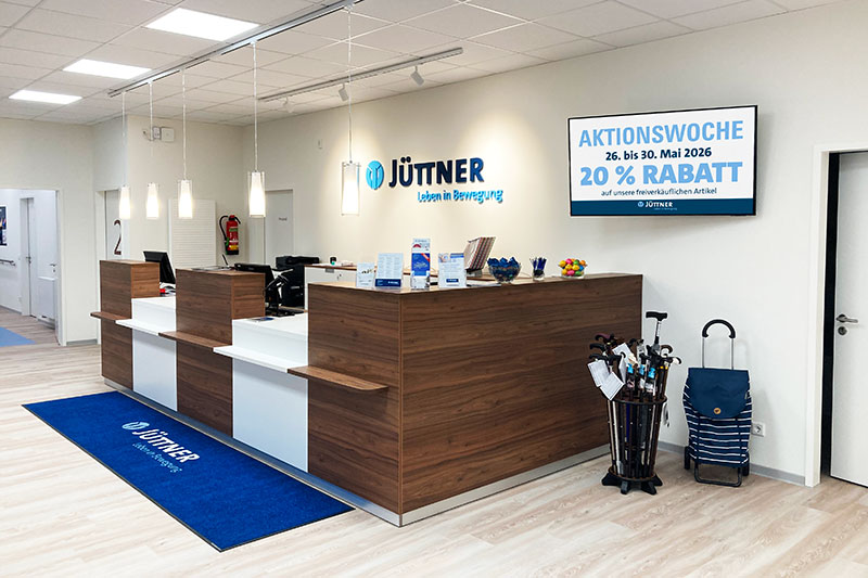 Jüttner Orthopädie KG Osterode Bandage Aktionswoche Orthese Rabatt