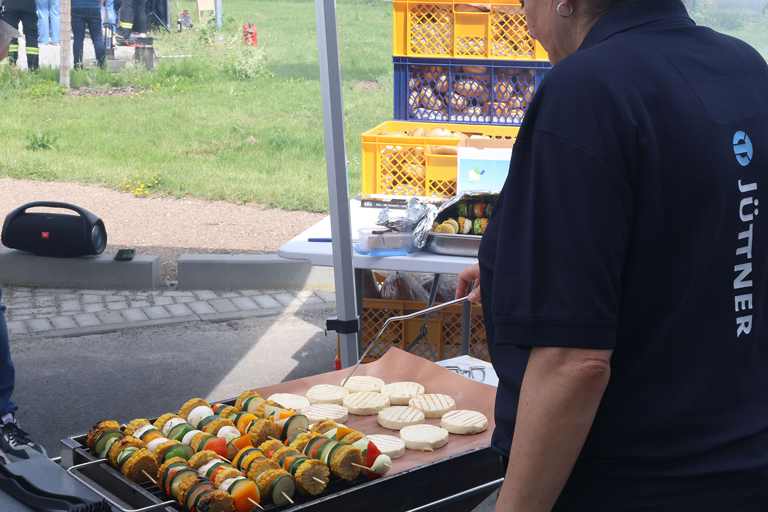 Jüttner Grillen Grillzange Käse