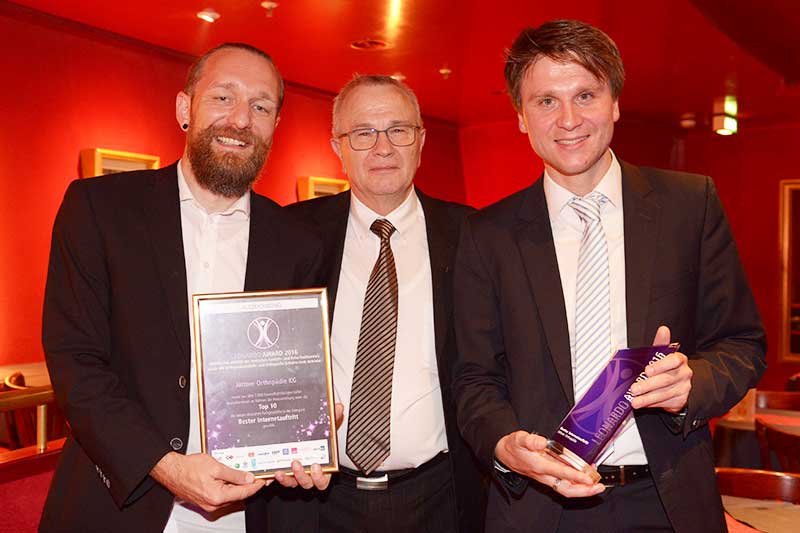 Jüttner Orthopädie KG bei Leonardo Award 2016