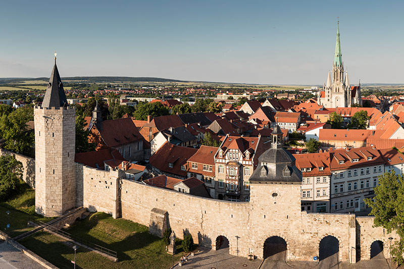 Juettner gratuliert Mühlhausen zu Stadtjubiläum