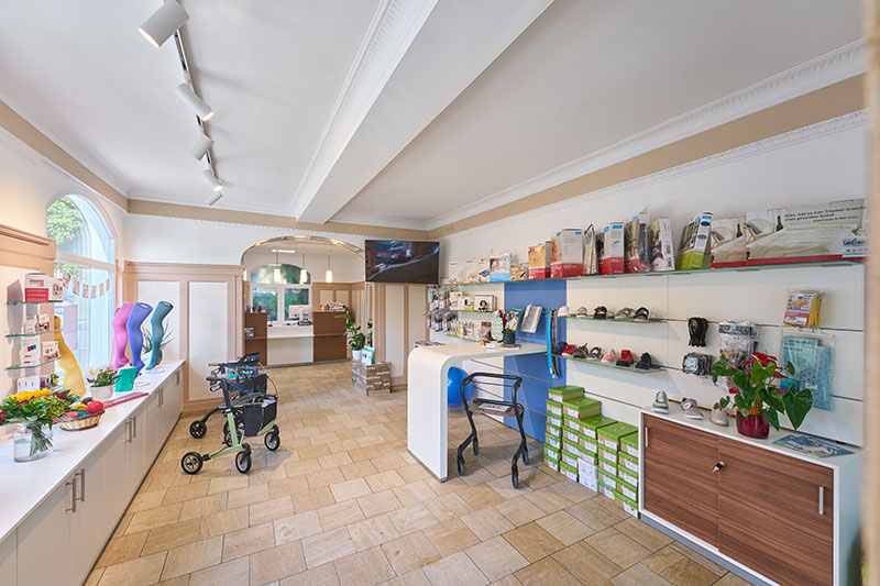 Das Sanitätsfachgeschäft der Jüttner Filiale Ohrdruf