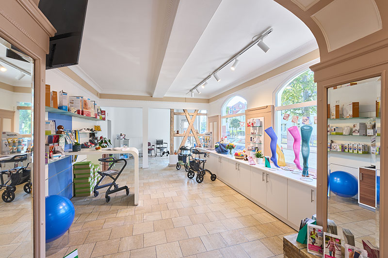 Das Sanitätsfachgeschäft der Jüttner Filiale Ohrdruf